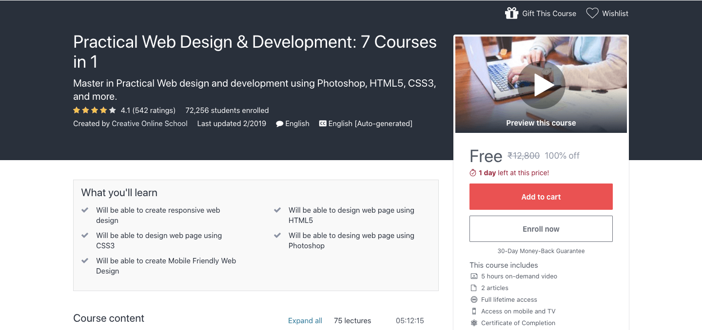 Free-Practical-Web-Design-Development-Course-with-Certification